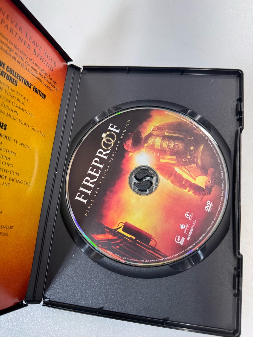 Fireproof (DVD, 2009) Disc Tested Working - Picture 3 of 3